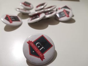 Pins réalisé pour la société Gt Protection Privée